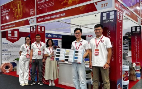 Conmik Việt Nam ghi dấu ấn tại triển lãm Vietbuild 2026 Hà Nội 